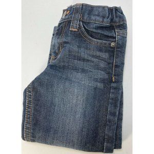 akademiks 4t Girl straight leg dark wash jeans with elastic waist